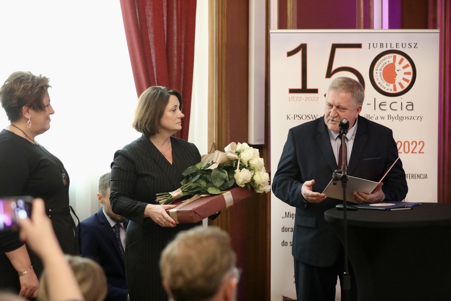 Konferencja z okazji jubileuszu bydgoskiego Braille’a, fot. Andrzej Goiński/UMWKP