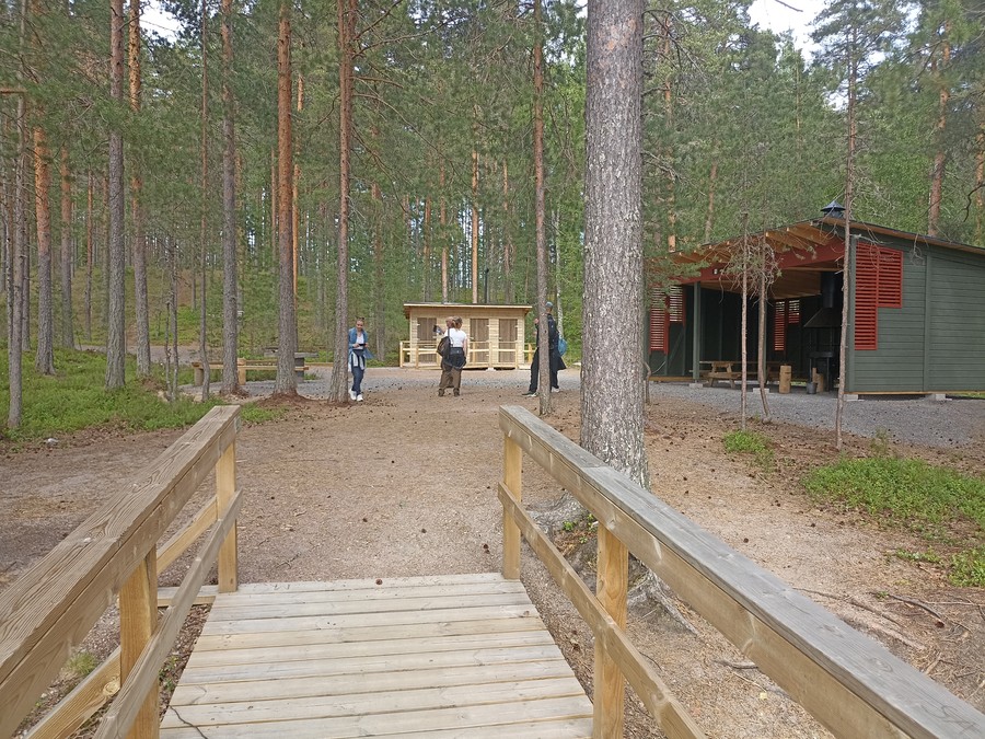 Park Narodowy Leivonmäki, kompleks postojowy z zapleczem sanitarnym, fot. Katarzyna Rzemykowska