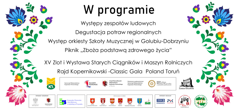 Zaproszenie - XXI edycja Wojewódzkiego Przeglądu Zespołów Ludowych połączonego z prezentacją regionalnych potraw z Kujaw i Pomorza
