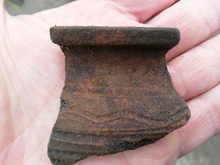 Fragment naczynia ceramicznego Fot. archiwum KPK
