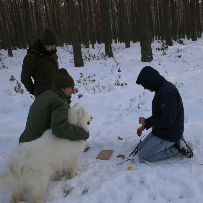 Szkolenie dot. zbioru prób do badań genetycznych wilka szarego 9.02.2023 fot. Bartłomiej Szamocki