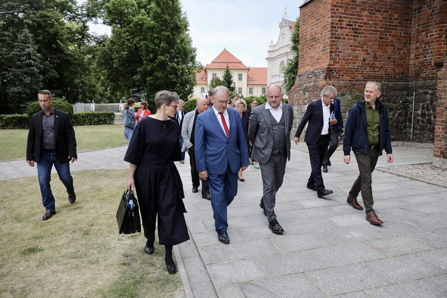 Wizyta delegacji z Saksonii-Anhalt, fot. Andrzej Goiński/UMWKP
