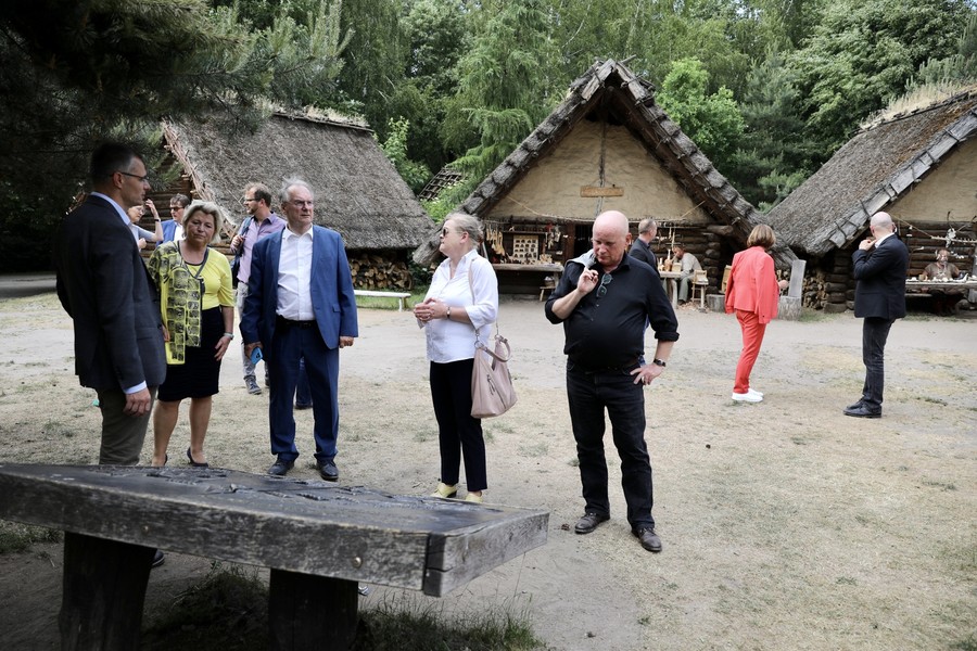 Wizyta delegacji z Saksonii-Anhalt, fot. Andrzej Goiński/UMWKP