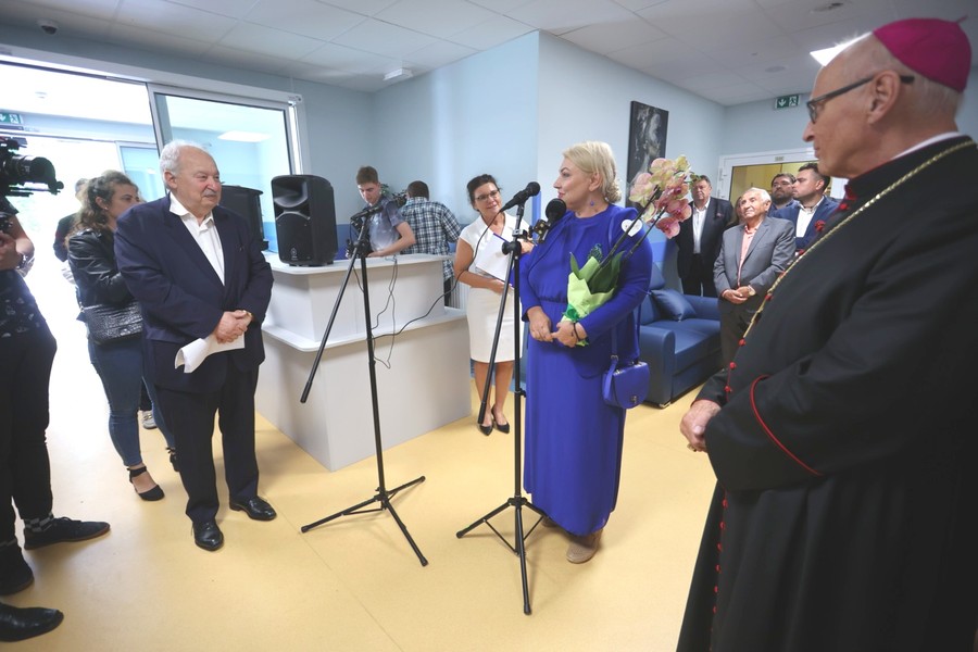 Otwarcie zakładu pielęgnacyjno-opiekuńczego w Aleksandrowie Kujawskim, fot. Mikołaj Kuras dla UMWKP