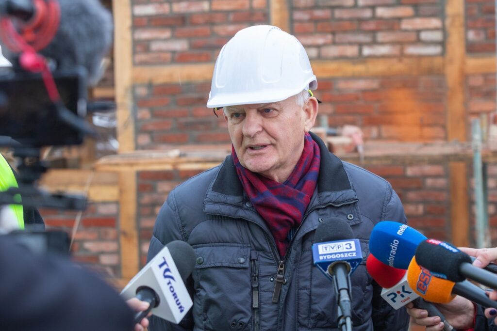 Odbudowa domu Grossówny zakończy się w pierwszym kwartale 2024 roku fot. Mikołaj Kuras dla UMWKP