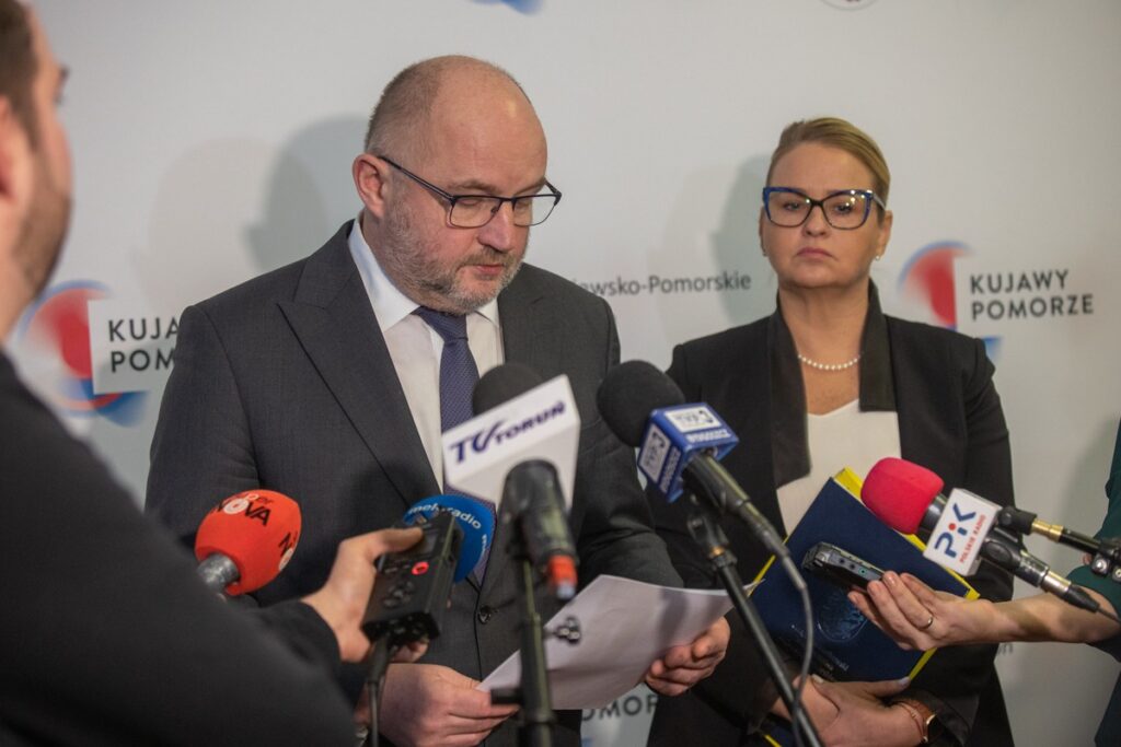 Briefing prasowy w sprawie uchwały antysmogowej, fot. Mikołaj Kuras dla UMWKP