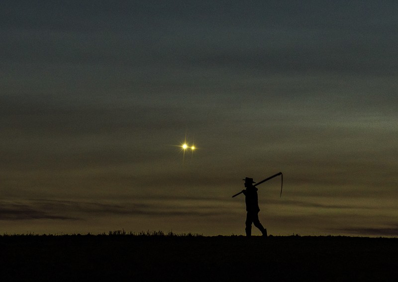 Koniunkcja Jowisza z Saturnem, 25 grudnia 2020 roku fot. Marek Nikodem