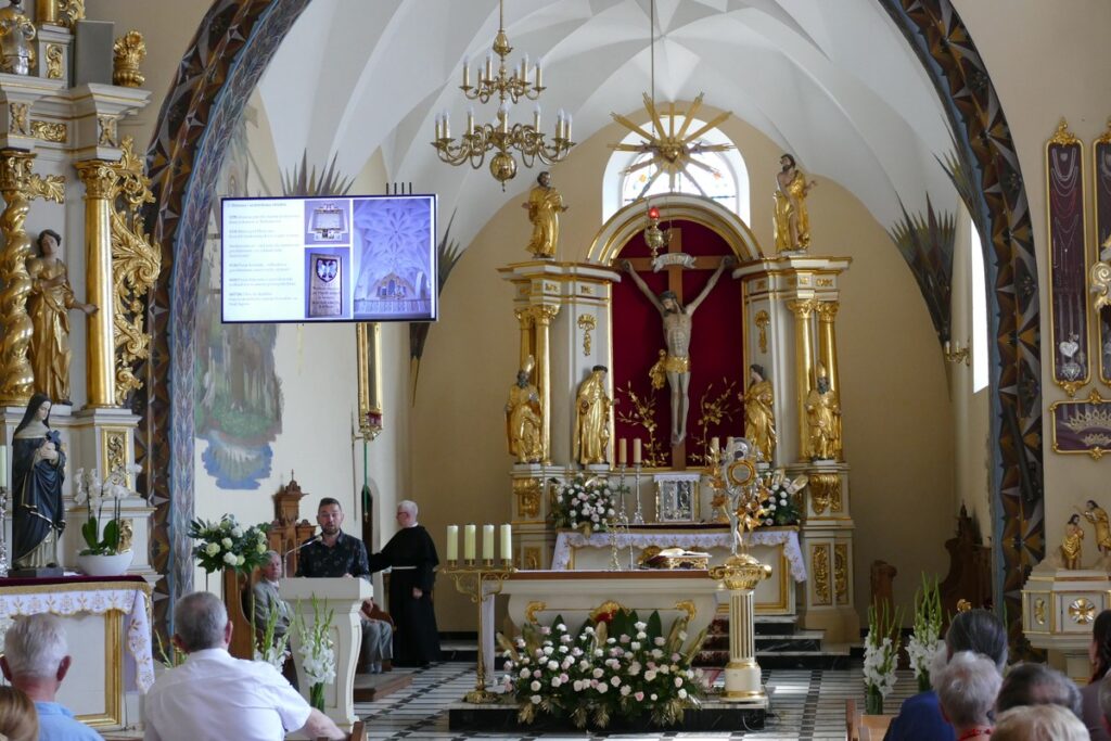 Prelekcji w Klasztorze Zakonu Braci Mniejszych Konwentualnych (OO. Franciszkanie) w Radziejowie, fot.o. Krzysztof Tarnowski – gwardian Klasztoru w Radziejowie