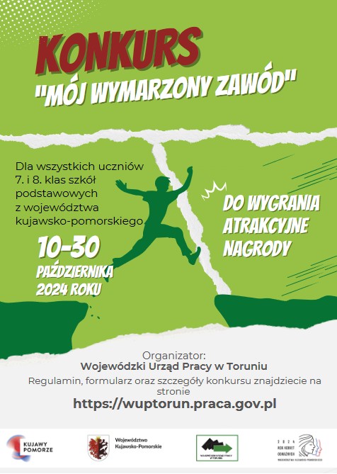 Plakat - konkurs "Mój wymarzony zawód"