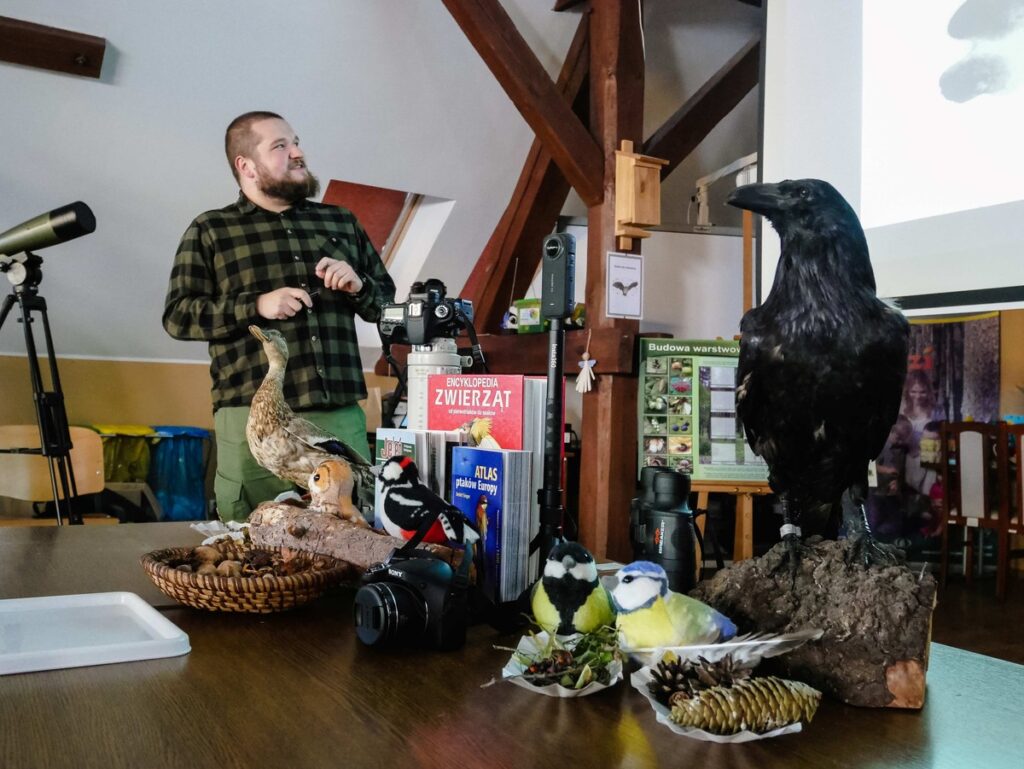 Zajęcia pn Przyroda w Obiektwie (fot. Ilona Wiśniewska GLPK)