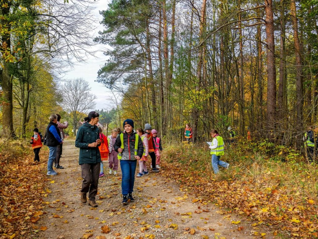 Zajęcia terenowe (fot. Krzysztof Pokrętowski GLPK)