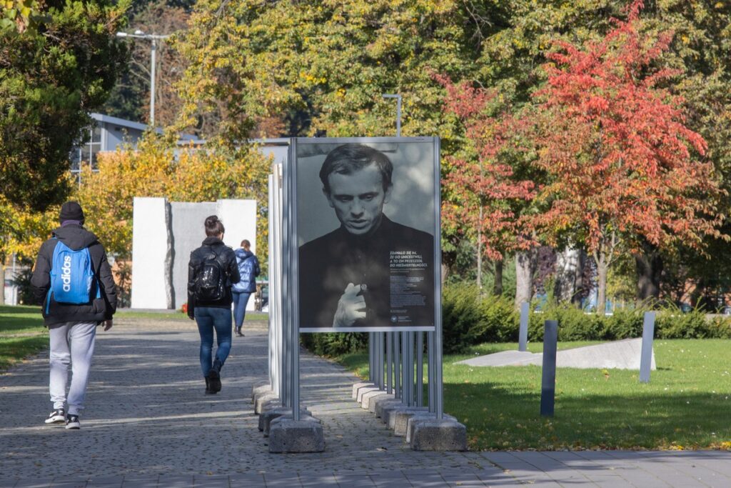 Wystawa w toruńskim Parku Pamięci Ofiar Zbrodni Pomorskiej, fot. Mikołaj Kuras dla UMWKP