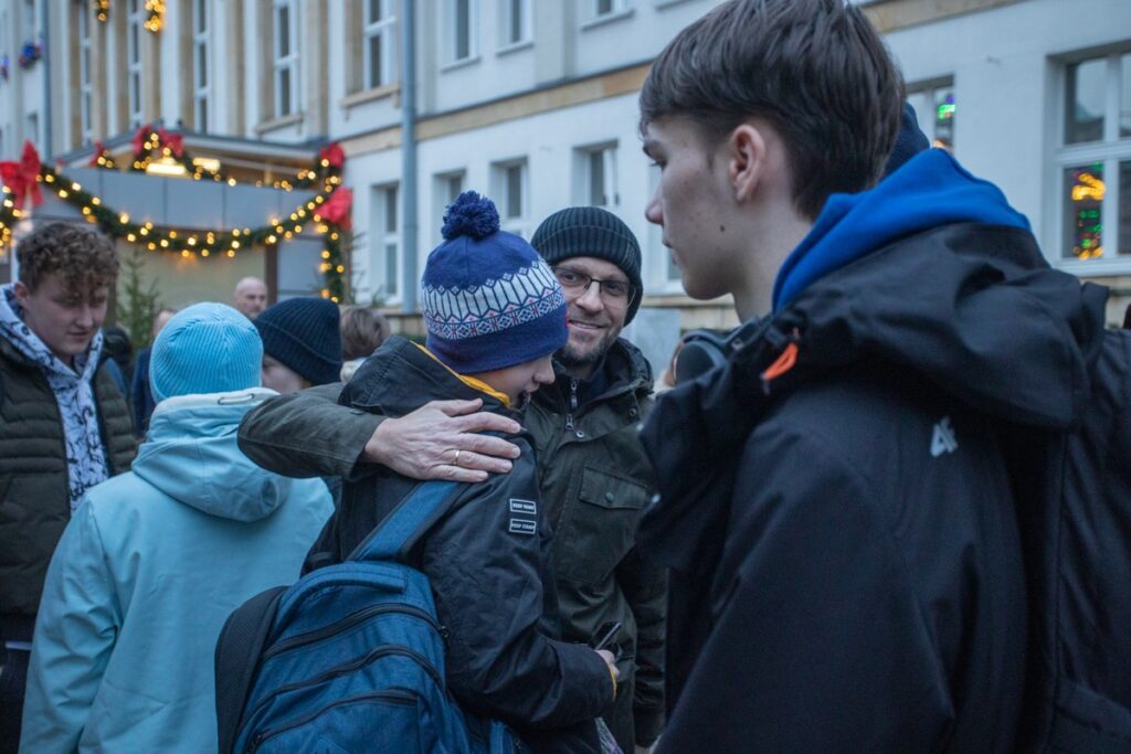 Młodzież i opiekunowie wrócili do Torunia w niedzielę (21 stycznia) fot. Mikołaj Kuras dla UMWKP