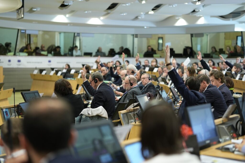 Posiedzenie komisji NAT, Bruksela 5 lutego 2024, fot. Mieszko Matusiak/ UMWKP