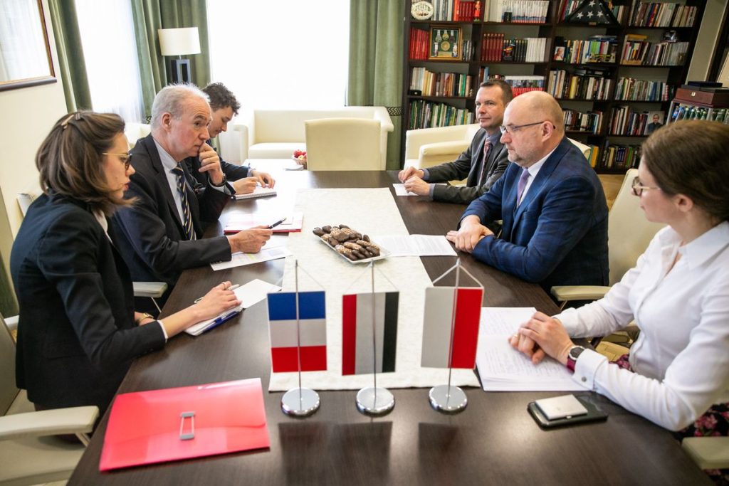 Wizyta ambasadora Francji, fot. Andrzej Goiński/UMWKP