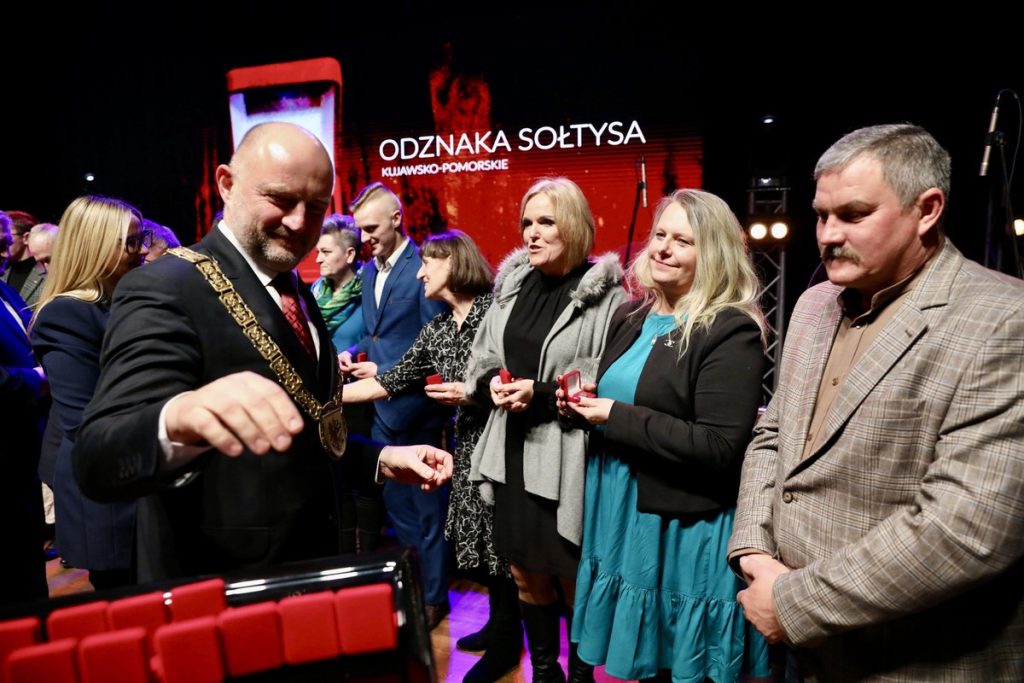 Uroczystość wręczenia odznak dla sołtysów z Kujawsko-Pomorskiego, fot. Andrzej Goiński/UMWKP