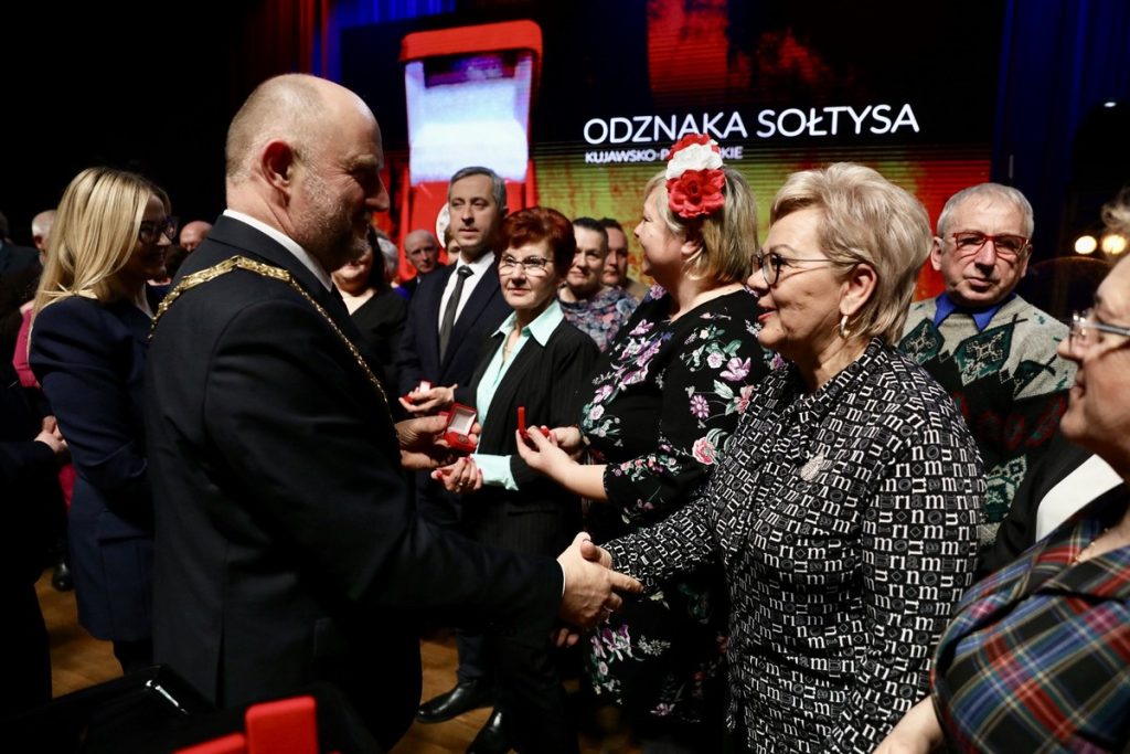 Uroczystość wręczenia odznak dla sołtysów z Kujawsko-Pomorskiego, fot. Andrzej Goiński/UMWKP