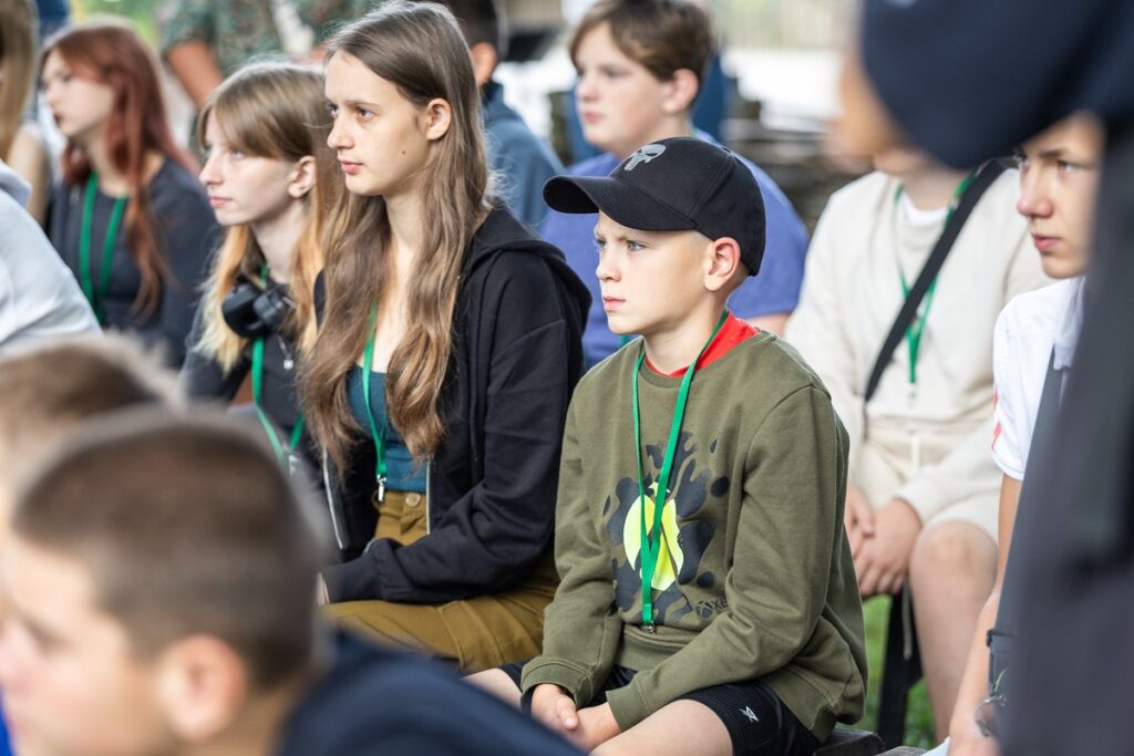 Spotkanie marszałka Piotra Całbeckiego z młodymi Ukraińcami, fot. Szymon Zdziebło/tarantoga.pl dla UMWKP