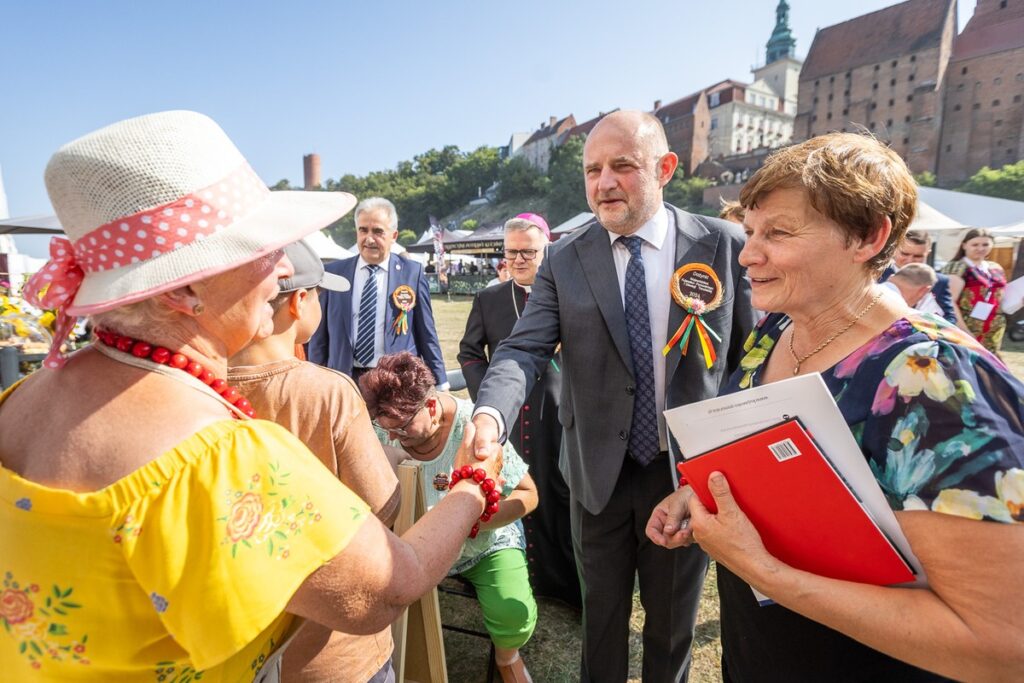 Dożynki wojewódzkie Grudziądz 2024, fot. Szymon Zdziebło/tarantoga dla UMWKP