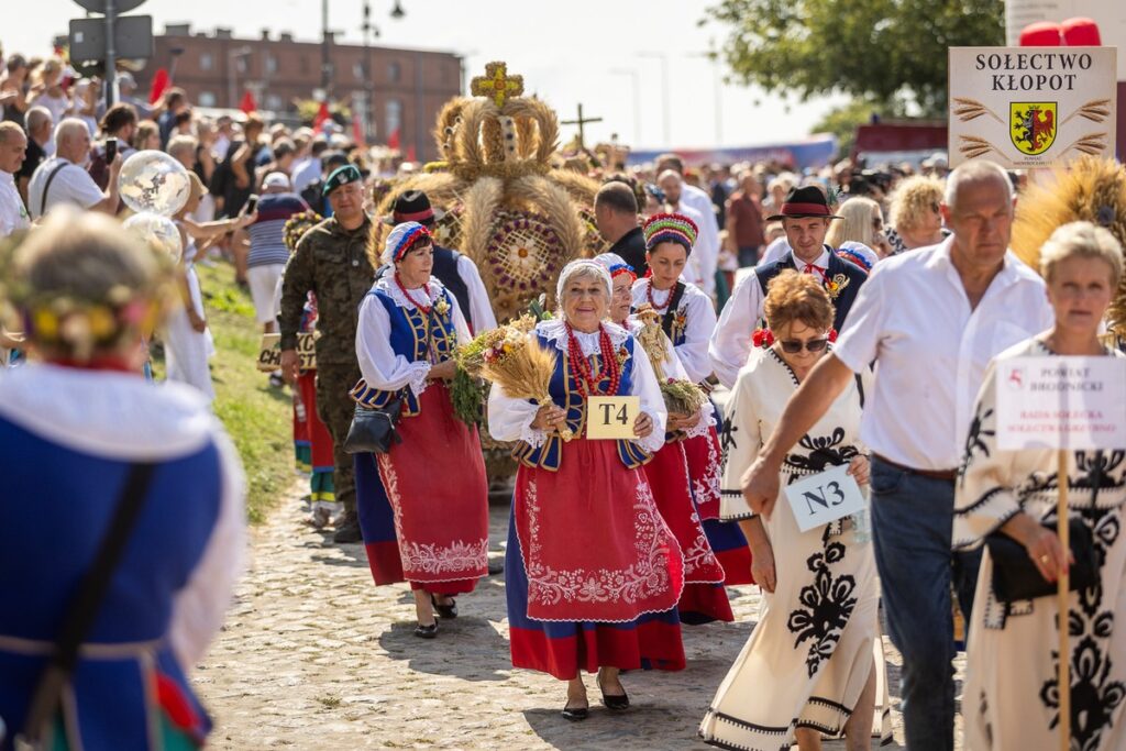 Dożynki wojewódzkie Grudziądz 2024, fot. Szymon Zdziebło/tarantoga dla UMWKP