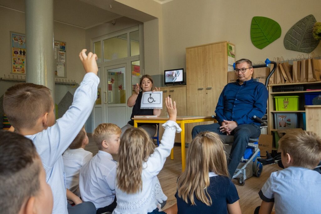 Lekcja pokazowa „ABC empatii” w Grudziądzu, fot. Mikołaj Kuras dla UMWKP