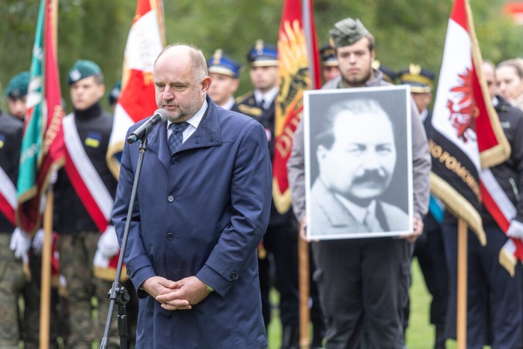 Regional Commemoration of the National Day of Remembrance for the Victims of the 1939 German Crime in Pomerania, photo by Szymon Zdziebło/Tarantoga for UMWKP