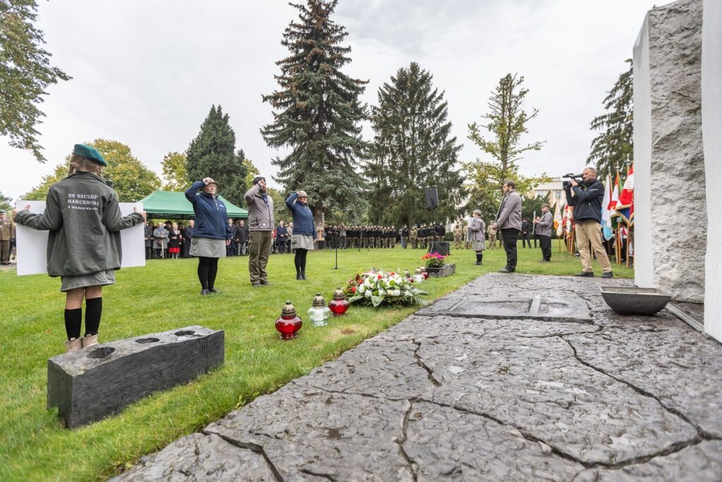 Regional Commemoration of the National Day of Remembrance for the Victims of the 1939 German Crime in Pomerania, photo by Szymon Zdziebło/Tarantoga for UMWKP