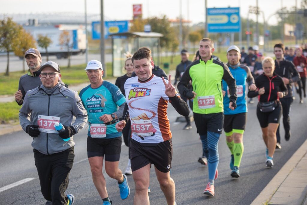 41. Toruń Maraton – trasa półmaratonu i maratonu, fot. Mikołaj Kuras dla UMWKP