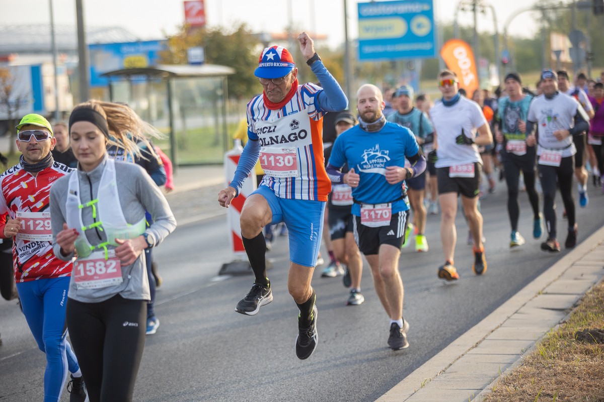 41. Toruń Maraton – trasa półmaratonu i maratonu, fot. Mikołaj Kuras dla UMWKP