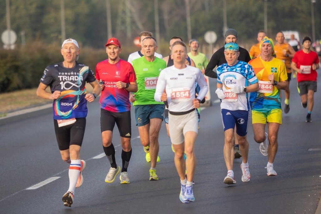 41. Toruń Maraton – trasa półmaratonu i maratonu, fot. Mikołaj Kuras dla UMWKP