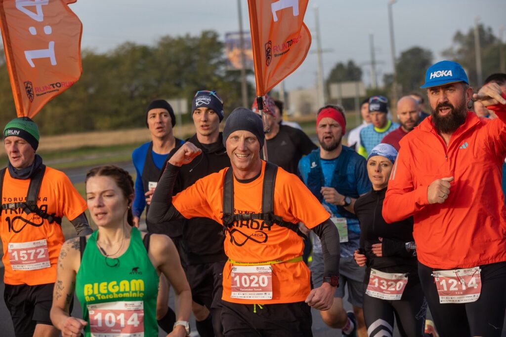 41. Toruń Maraton – trasa półmaratonu i maratonu, fot. Mikołaj Kuras dla UMWKP