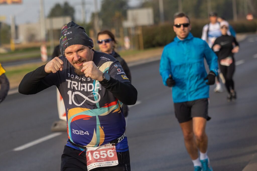 41. Toruń Maraton – trasa półmaratonu i maratonu, fot. Mikołaj Kuras dla UMWKP