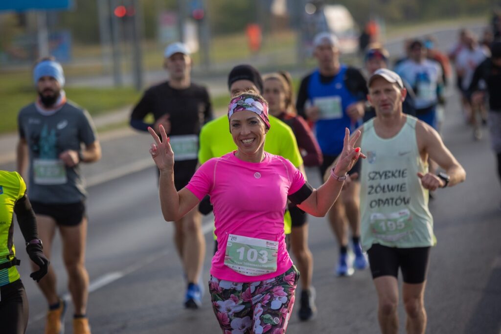 41. Toruń Maraton – trasa półmaratonu i maratonu, fot. Mikołaj Kuras dla UMWKP