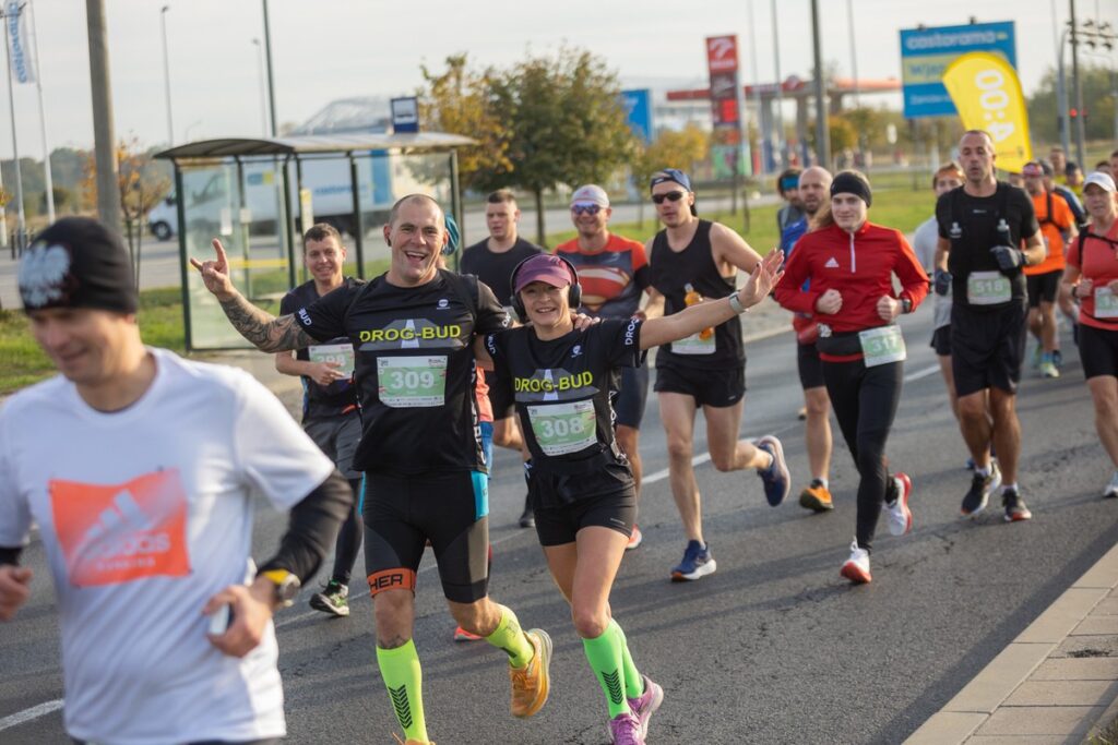 41. Toruń Maraton – trasa półmaratonu i maratonu, fot. Mikołaj Kuras dla UMWKP