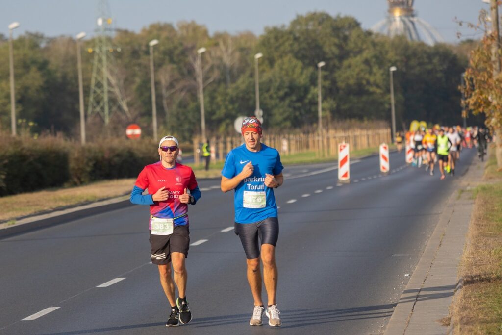 41. Toruń Maraton – trasa półmaratonu i maratonu, fot. Mikołaj Kuras dla UMWKP