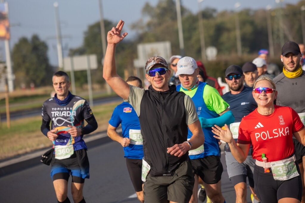 41. Toruń Maraton – trasa półmaratonu i maratonu, fot. Mikołaj Kuras dla UMWKP