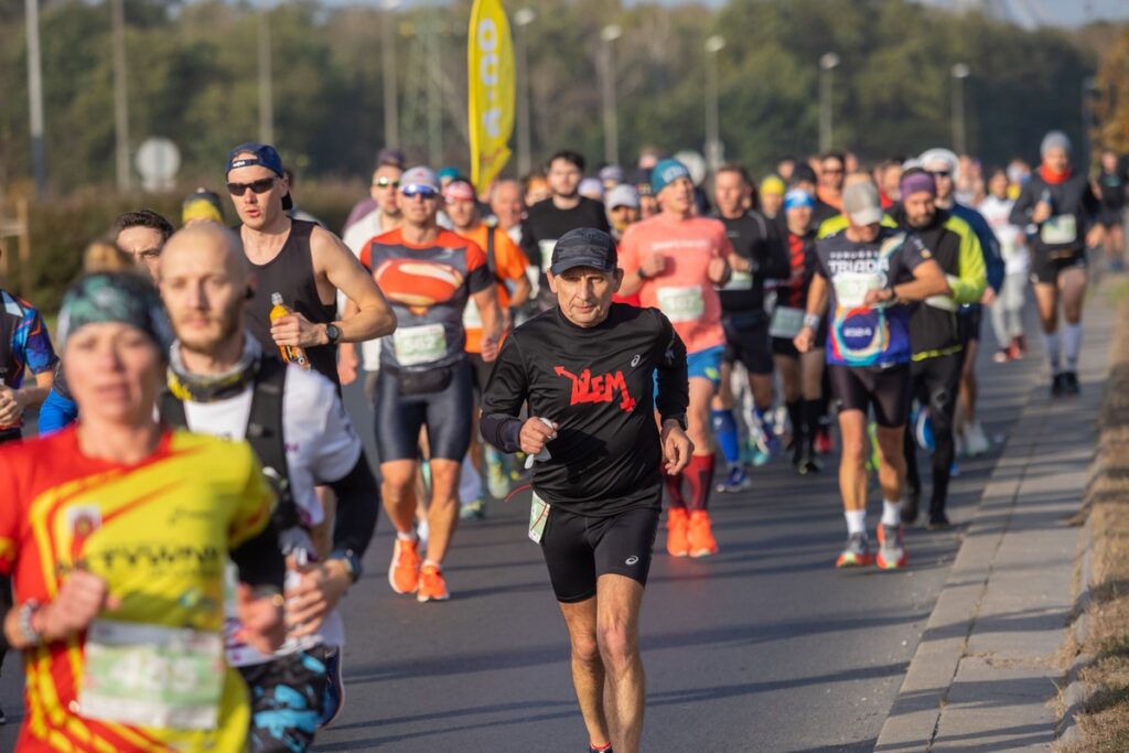 41. Toruń Maraton – trasa półmaratonu i maratonu, fot. Mikołaj Kuras dla UMWKP