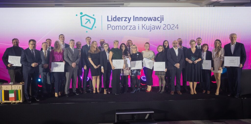 Gala wręczenia nagród w konkursie Liderzy Innowacji Pomorza i Kujaw 2024, fot. Mikołaj Kuras dla UMWKP