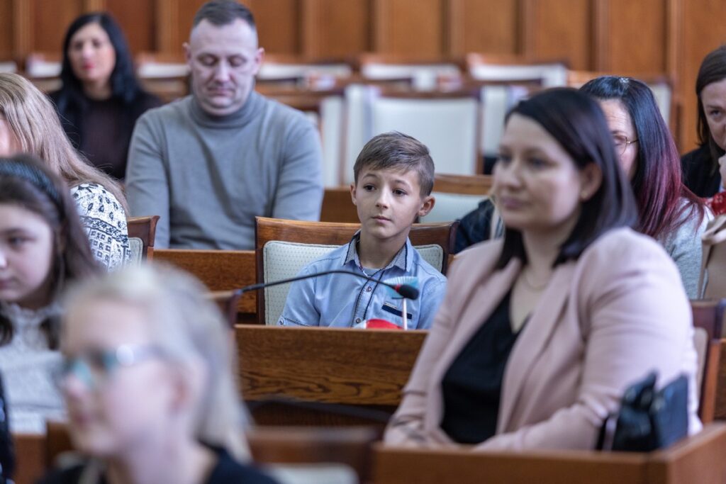 Rozdanie nagród w konkursie „Mój innowacyjny wynalazek”, fot. Mikołaj Kuras dla UMWKP