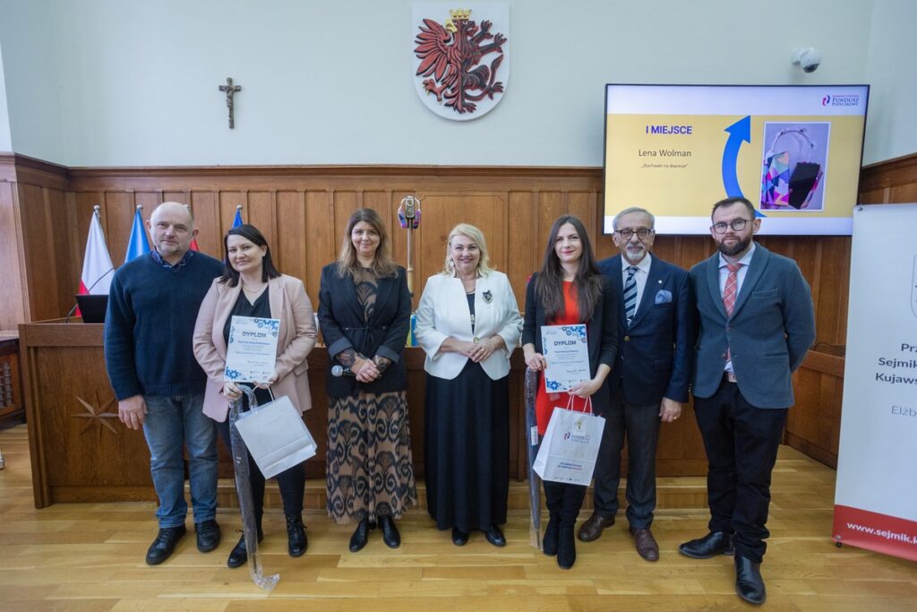 Rozdanie nagród w konkursie „Mój innowacyjny wynalazek”, fot. Mikołaj Kuras dla UMWKP