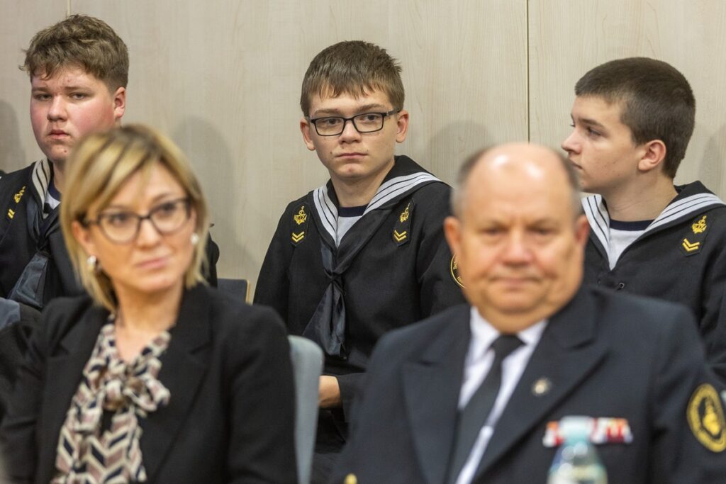 Meeting on the “Dar Kujaw i Pomorza” sailing ship, photo by Szymon Zdziebło/tarantoga for UMWKP