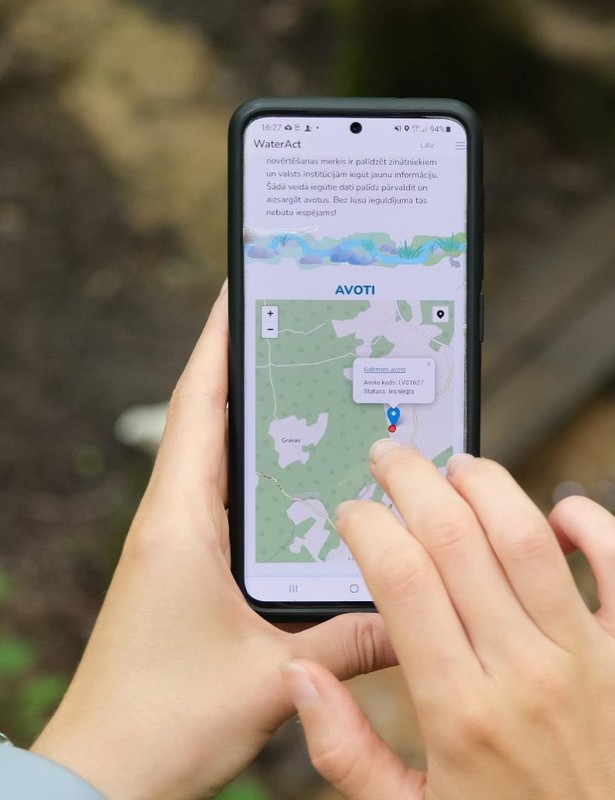 Obywatelski monitoring źródeł na Łotwie