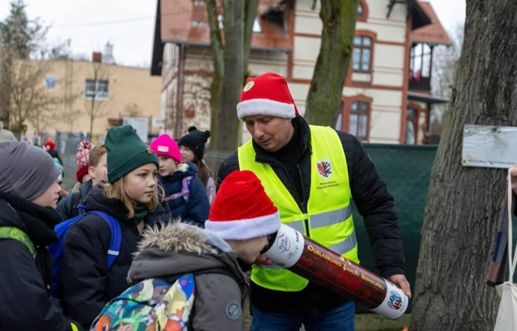 rozmowa o bezpieczeństwie w ruchu drogowym foto wyk. pracownik Urzędu Miasta w Grudziądzu