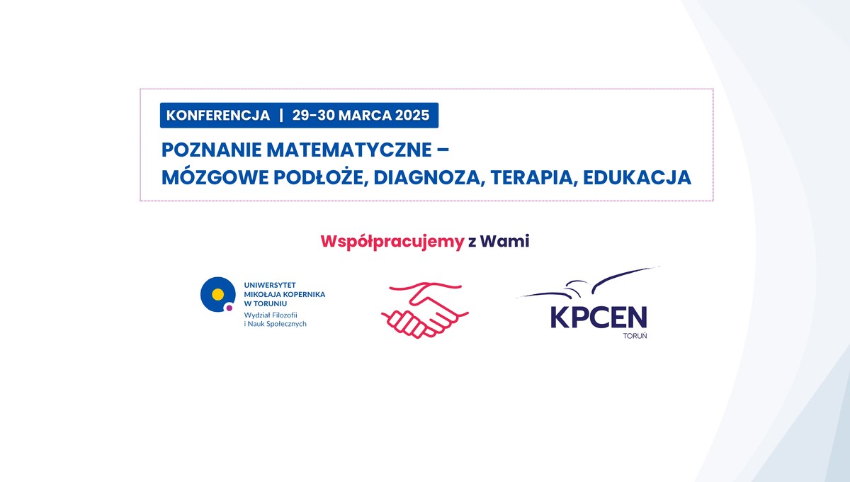 Grafika - konferencja Poznanie matematyczne – mózgowe podłoże, diagnoza, terapia, edukacja