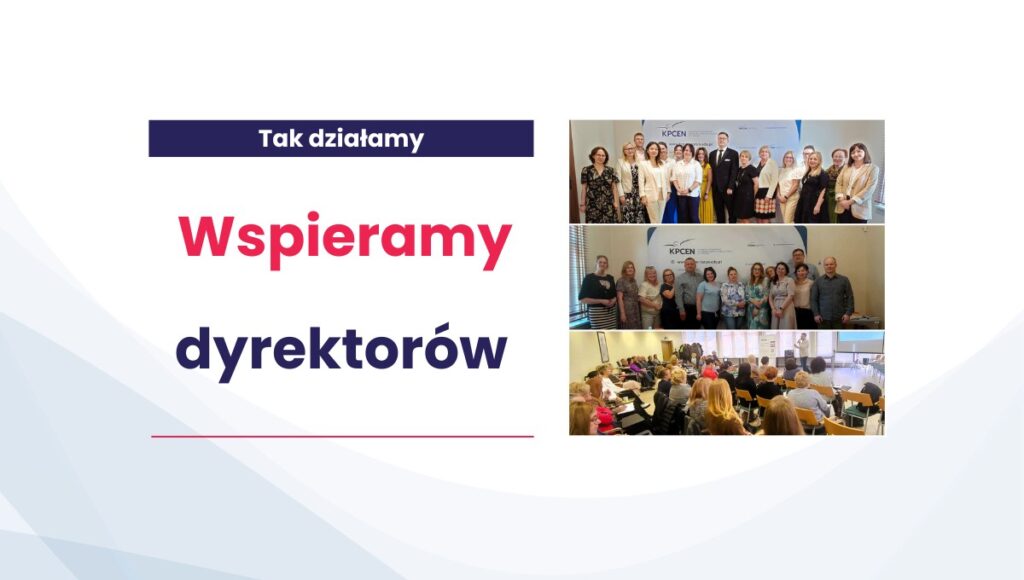 Grafika - Wspieramy dyrektorów