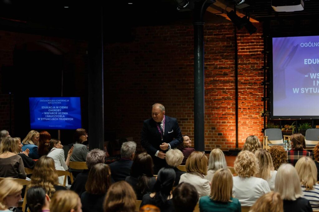 pan Wiesław Guziński- wizytator Kujawsko-Pomorskiego Kuratorium Oświaty