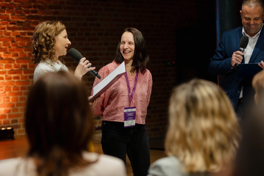 wystąpienie pani Justyny Sucheckiej- dziennikarki edukacyjnej