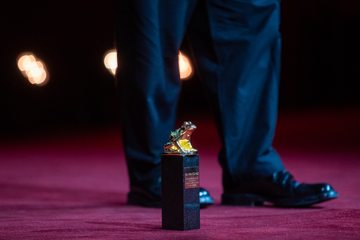 Złota Żaba – główna nagroda festiwalu Camerimage, fot. Mikołaj Kuras dla UMWKP