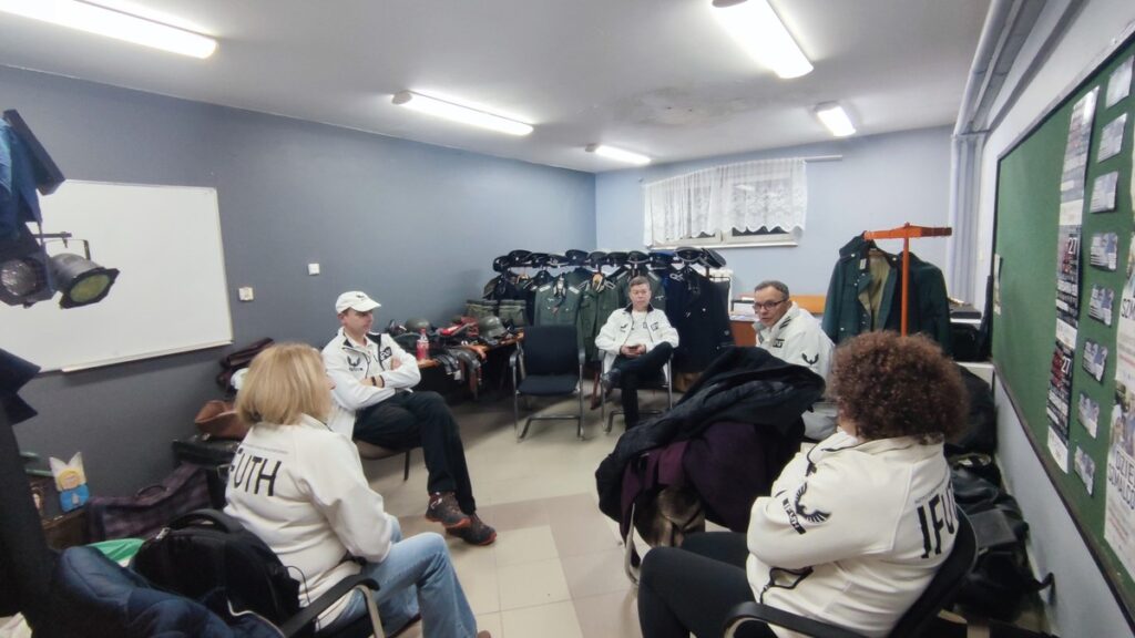 On the set of the film “The Children of Szmalcówka”, photo by Unisław Historical Society