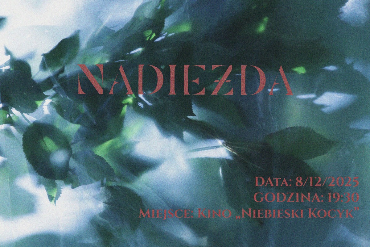 Graphic – invitation to the film Nadiezhda